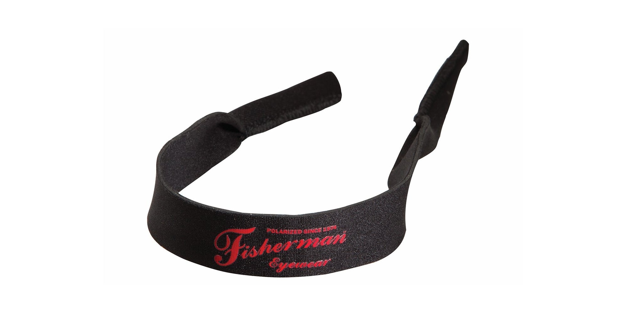 Neoprene Retaining Leash - Fisherman Eyewear - Black w Red Logo - Accessory