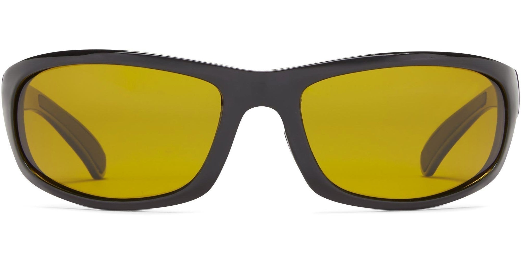 Permit - Shiny Black/Amber Lens - Polarized Sunglasses