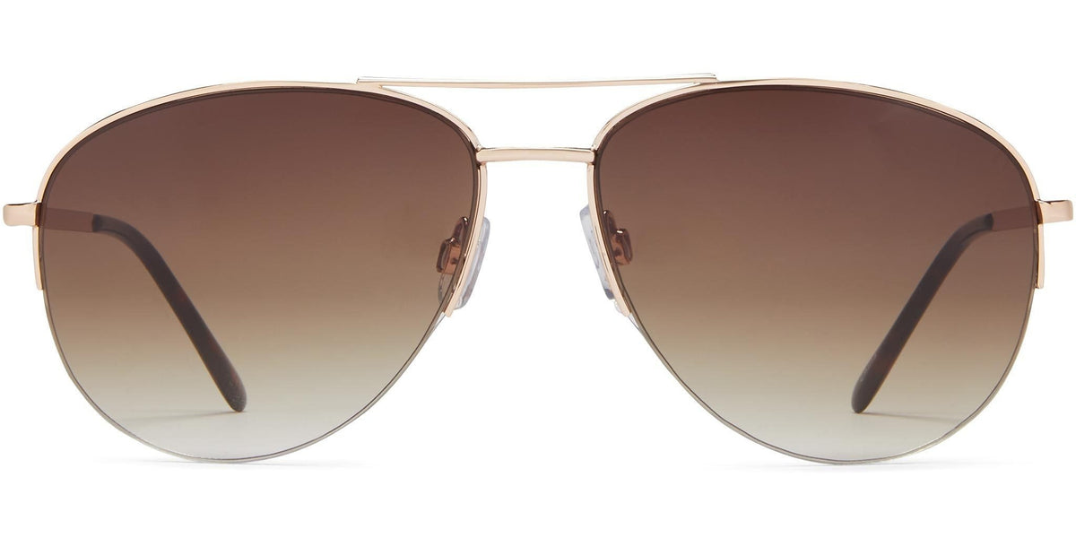 Puka - Gold Metal/Brown Lens - Sunglasses