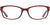 Redlands - Dark Red / 1.25 - Reading Glasses