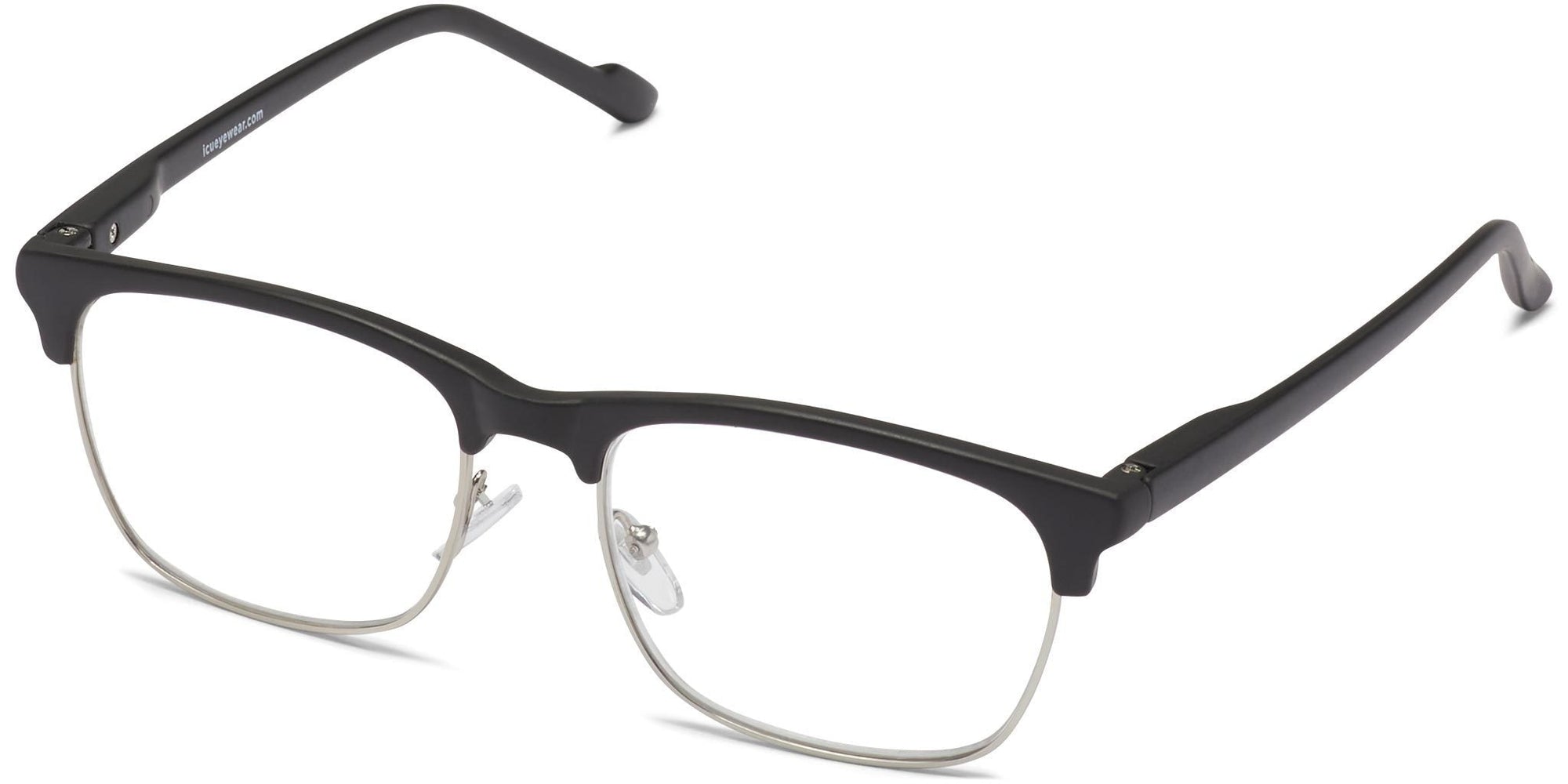 Rhodes - Black/Silver / 1.25 - Reading Glasses