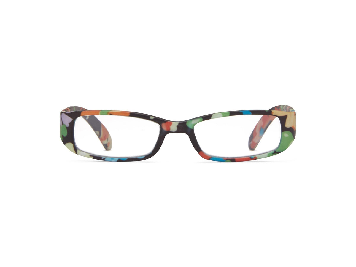Santa Barbara - Floral Black / 1.25 - Reading Glasses