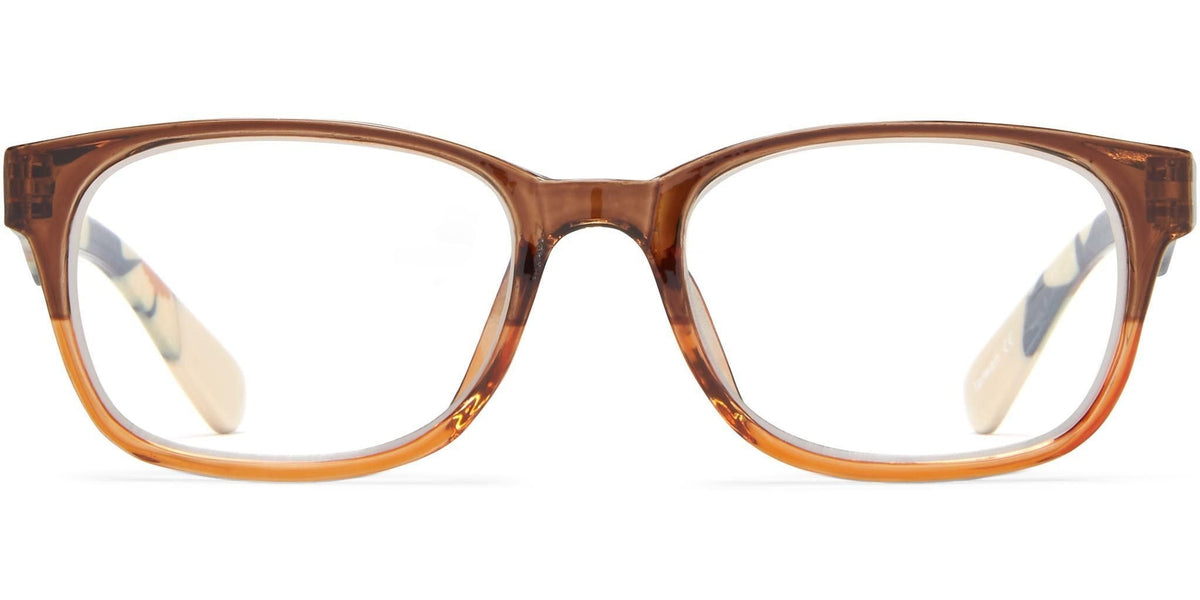 Sapporo - Brown Orange and Blue / 1.25 - Reading Glasses