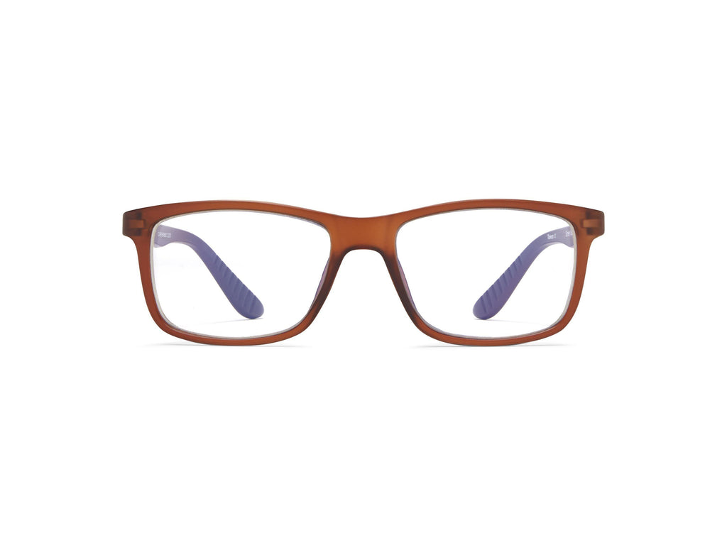 ScreenVision™ - Andy - Brown - Blue Light Glasses - Zero Magnification