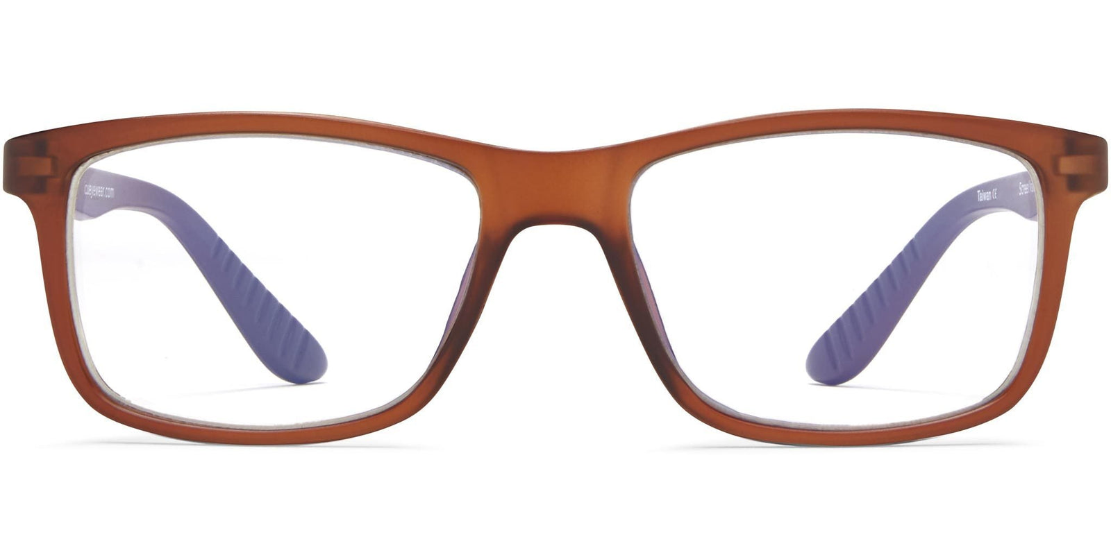 ScreenVision™ - Andy - Brown - Blue Light Glasses - Zero Magnification