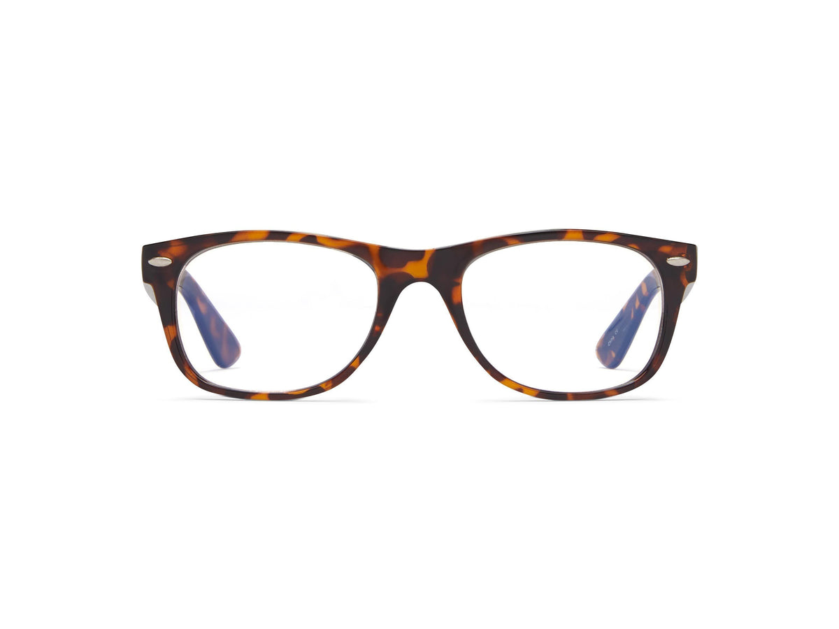 ScreenVision™ - Pat - Tortoise - Blue Light Glasses - Zero Magnification