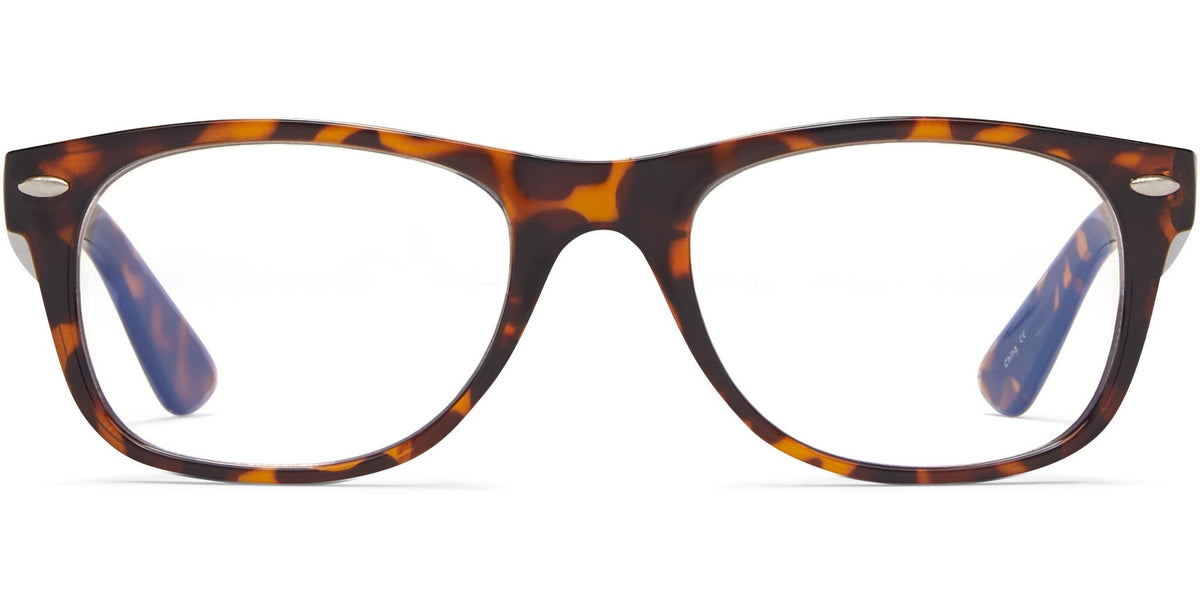 ScreenVision™ - Pat - Tortoise - Blue Light Glasses - Zero Magnification