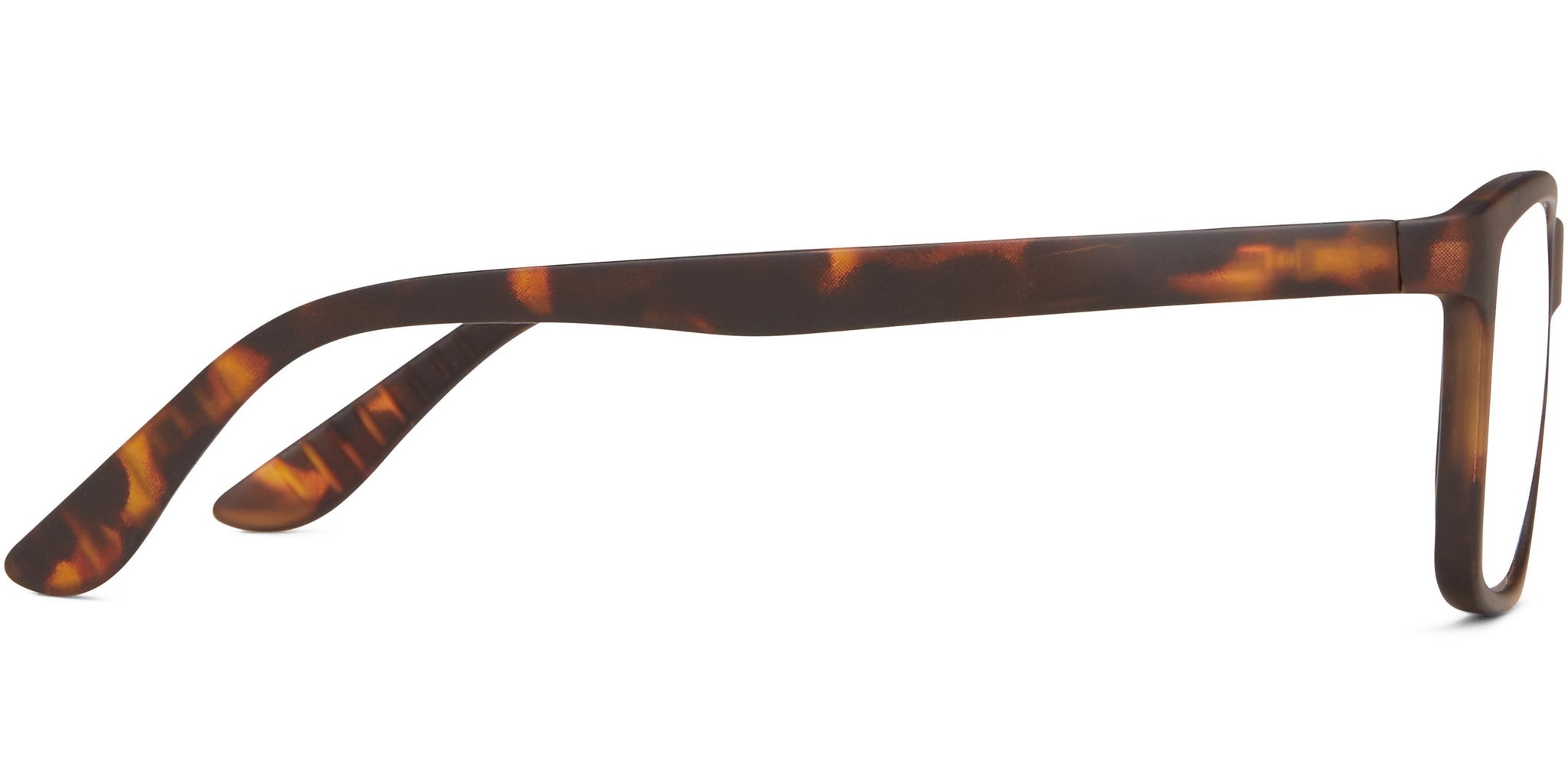 Luca Transparent Teal Square Sunglasses