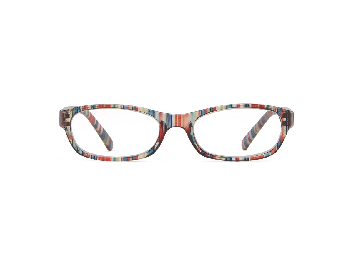 Seaside - Red Multi Stripe / 1.25 - Reading Glasses