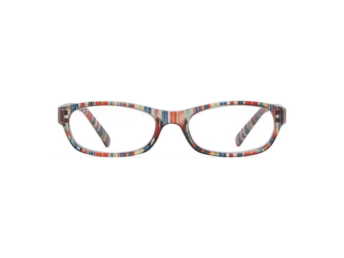 Seaside - Red Multi Stripe / 1.25 - Reading Glasses
