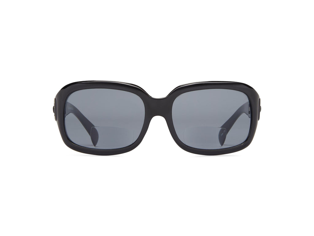 Simmons Bifocal - Black/Gray Lens / 1.25 - Reading Sunglasses