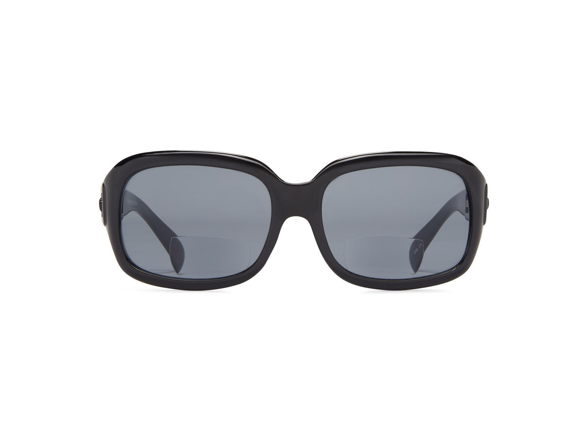 Simmons Bifocal - Black/Gray Lens / 1.25 - Reading Sunglasses