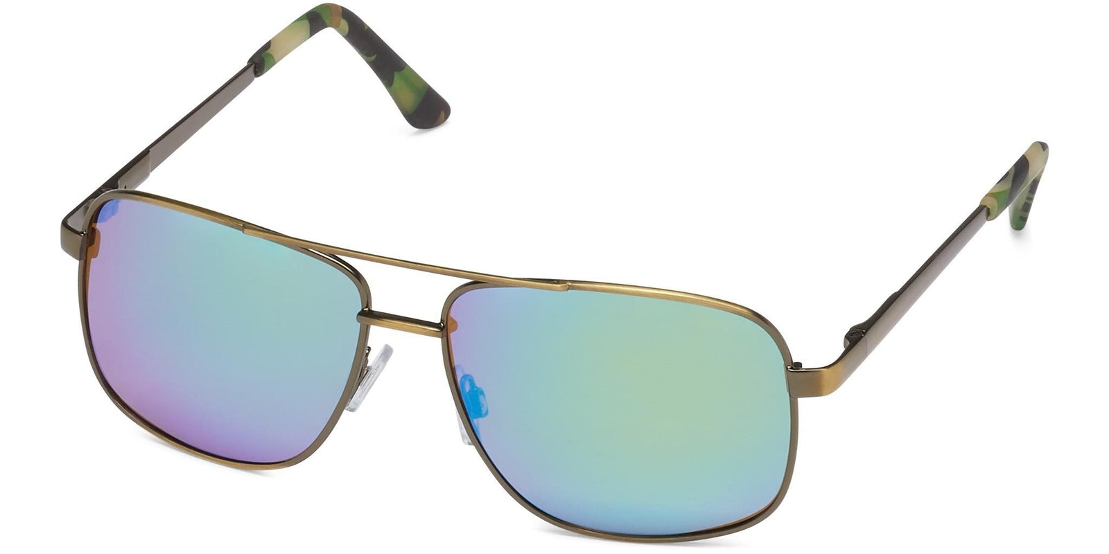 Skipper - Brushed Bronze/Brown Lens/Green Mirror - Polarized Sunglasses