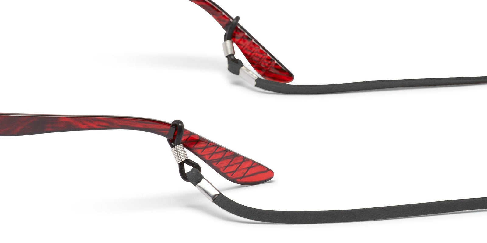 Sueded Eyeglass Leash - Black - Accessory