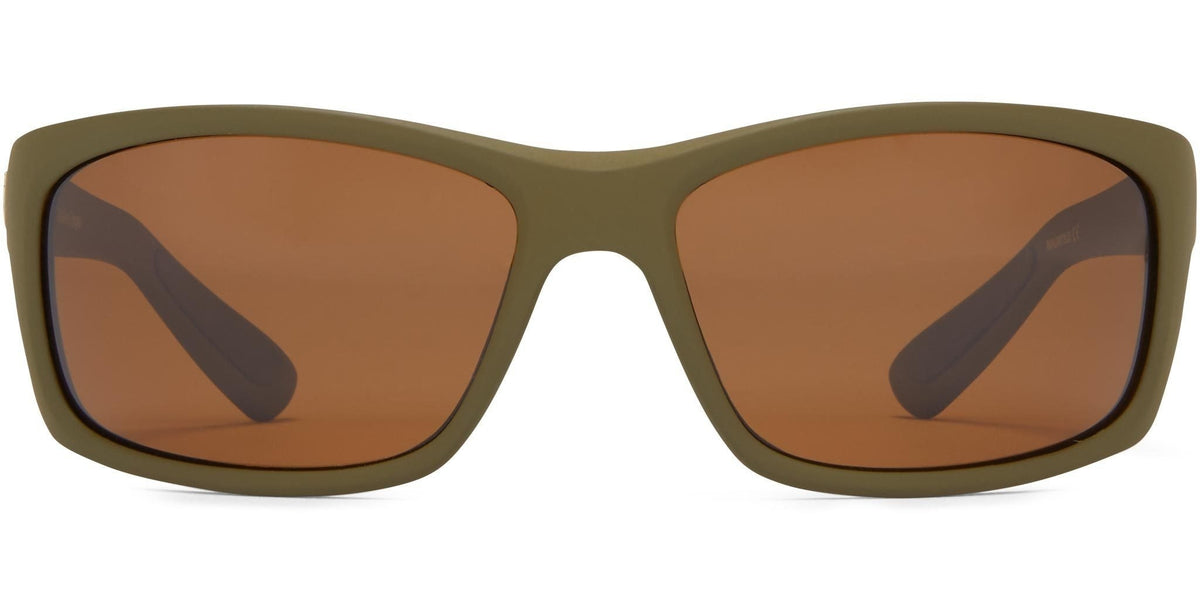 Surface - Matte Green/Brown Lens - Polarized Sunglasses