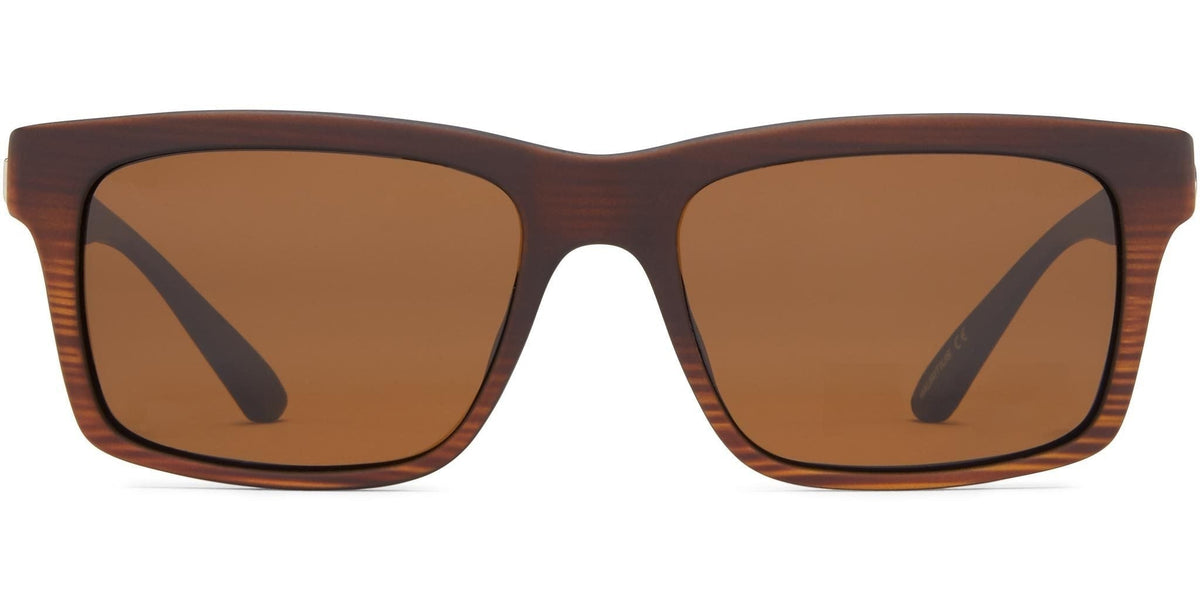 Swell - Woodgrain Fade/Brown Lens - Polarized Sunglasses