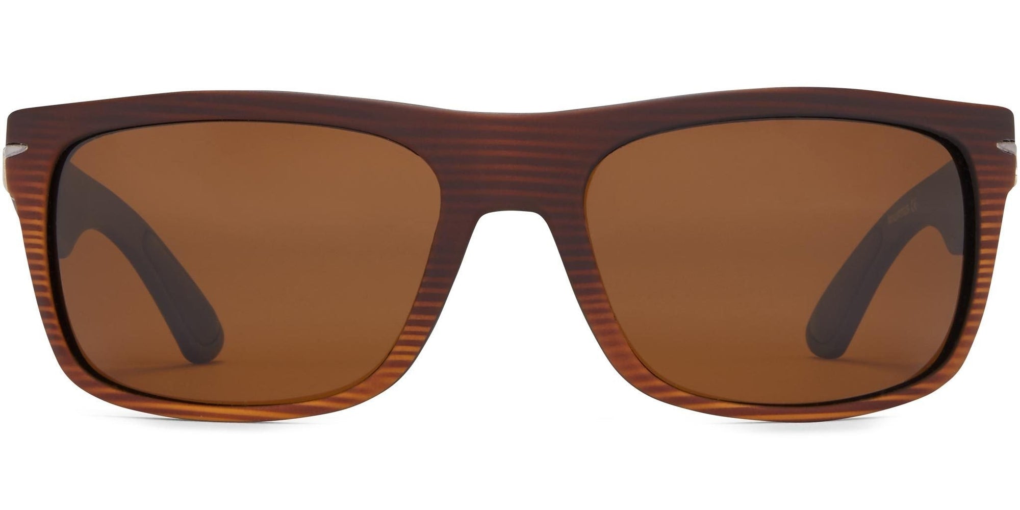 Tidal - Woodgrain Fade/Brown Lens - Polarized Sunglasses