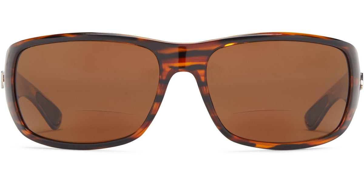 Wake Bifocal - Shiny Tiger Tortoise/Brown Lens / 1.5 - Polarized Sunglasses