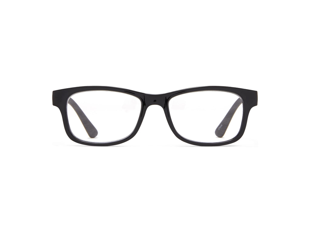 Woodridge - Black with Gray / 1.25 - Reading Glasses